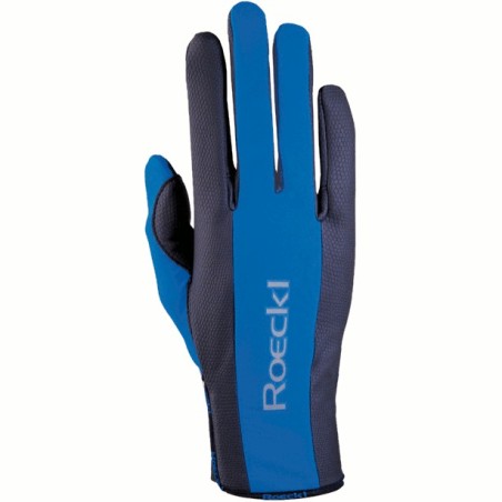 Rennen Handschuhe Roeckl Lika schwarz/blau